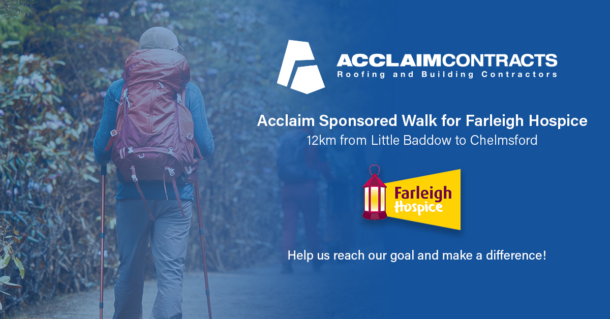 Supporting Farleigh Hospice – Acclaim Sponsored Walk! 🚶➡️